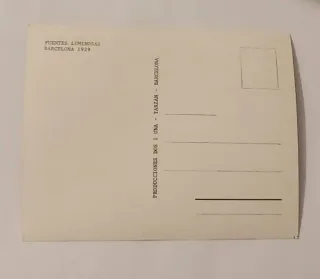 Postal Exposición Internacional Barcelona 1929