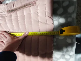 Abrigo corto plumífero Tintoretto rosa talla 38