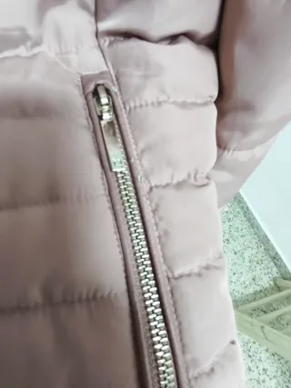 Abrigo corto plumífero Tintoretto rosa talla 38