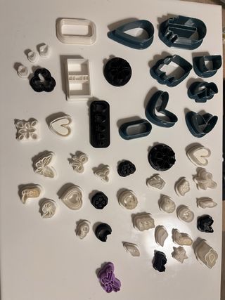 Lote Cortadores Cerâmica Plástica Polymerclay