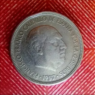 1957*69. 5 pesetas