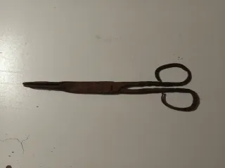 Tijeras antiguas de chimenea