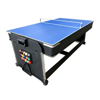 Mesa Multijuego Billar, Ping Pong, Air Hockey