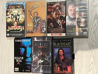 Lote 8 Películas VHS Clásicas