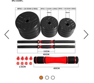 Set de mancuernas ajustables