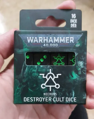 Warhammer 40000 necrons destroyer cult dice #2