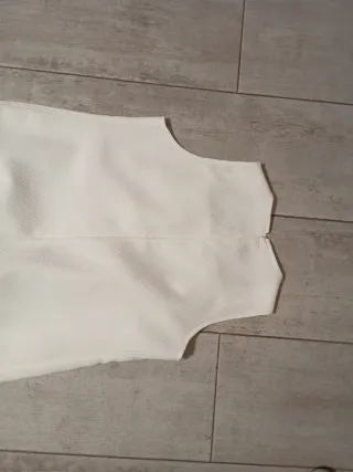 Vestido blanco hecho a mano