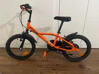 Bicicleta infantil Btwin naranja