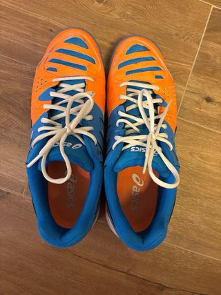 Zapatillas Pádel Asics Azul/Naranja