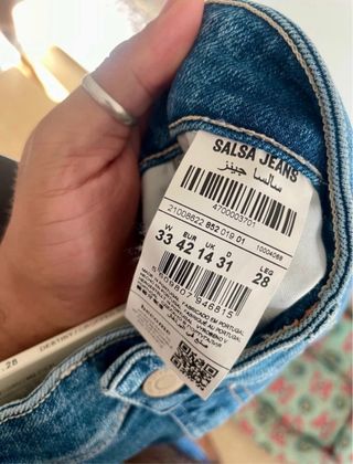 Pantalón vaquero Salsa chica azul