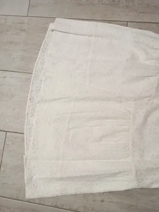 Vestido blanco hecho a mano