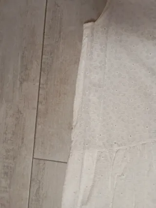 Vestido blanco hecho a mano