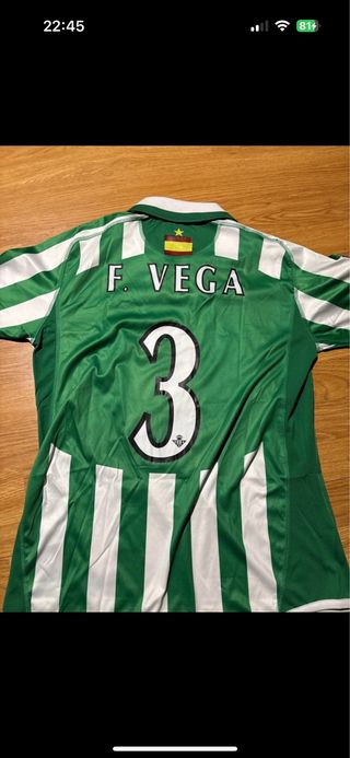 Camiseta Betis F. Vega Talla 3