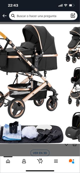 Carrito Bebé GLOKID 3 en 1