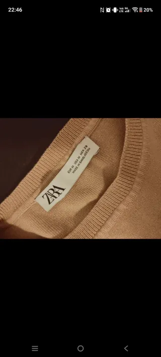 Maglioncino corto Zara beige