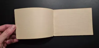 Cuaderno contabilidad marmoleado entelado años 40