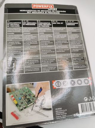 Set Herramientas Precisión Powerfix Profi 35 pzs