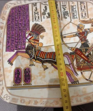 Plato grande decorativo Egipto antiguo