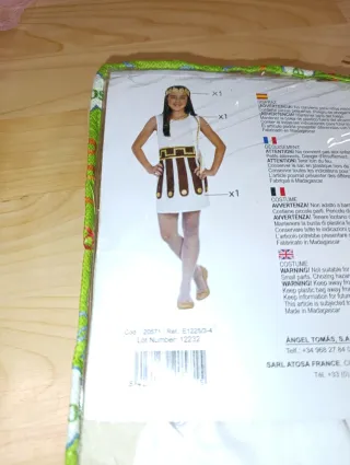 Disfraz romano romana niña 3 4 años