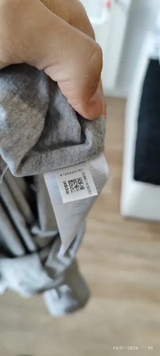 Camiseta Adidas Gris Talla L