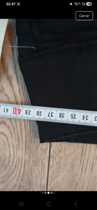 Pantalón campana MOTOR con licra