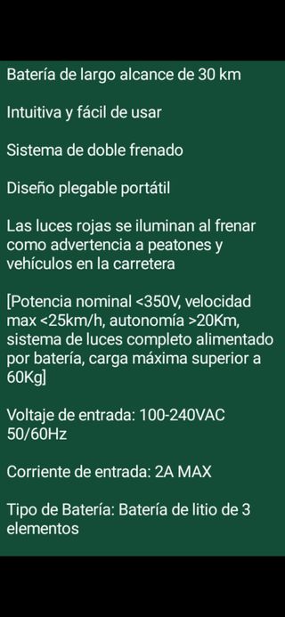 Patinete Eléctrico Xiaomi M365 Blanco