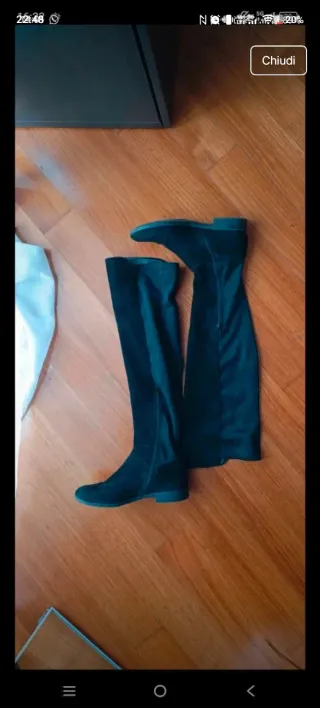 Stivali al ginocchio neri