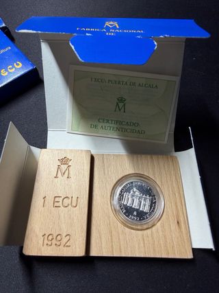 Moneda 1 ECU España 1992