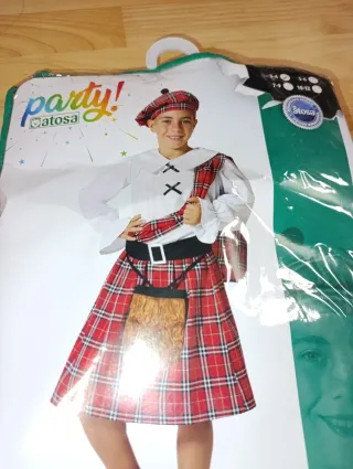 Disfraz escocés niño 3 4 años