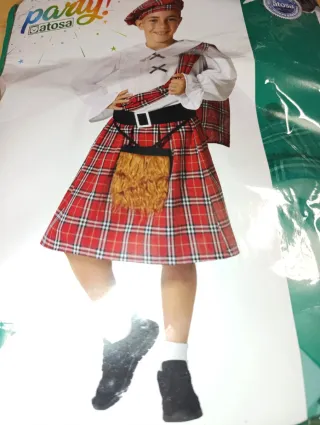 Disfraz escocés niño 3 4 años