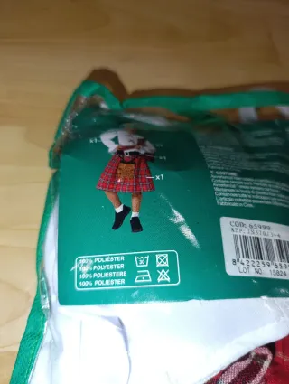 Disfraz escocés niño 3 4 años