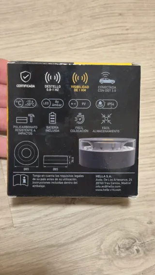 Baliza V16 HELLA Conectada LED