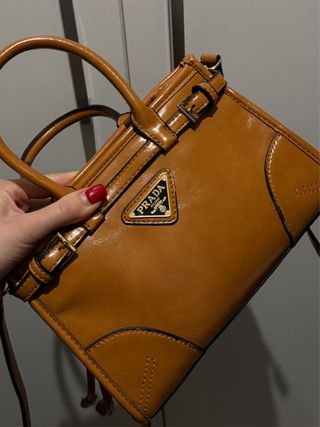 Bolso Prada Marrón Piel