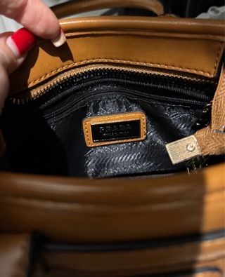Bolso Prada Marrón Piel
