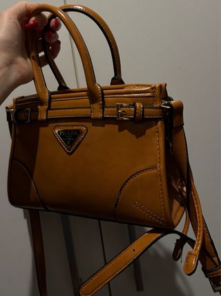 Bolso Prada Marrón Piel
