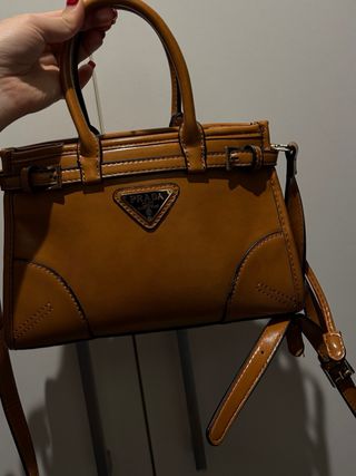 Bolso Prada Marrón Piel