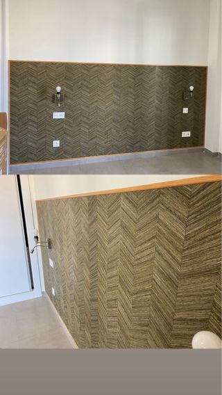 Instalación de papel pintado
