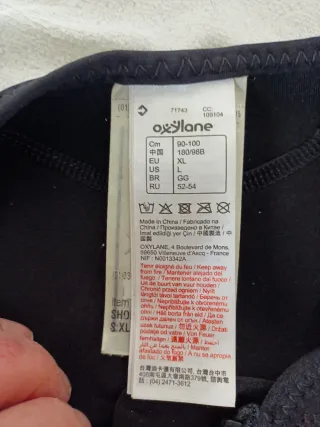 Ttaraje neopreno Tribord corto XL