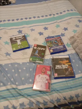 LoteVideojuegos PS5,PS4 y Switch no se asen envíos