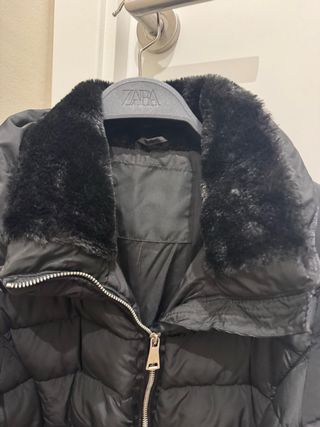 Plumas Zara Azul Talla M