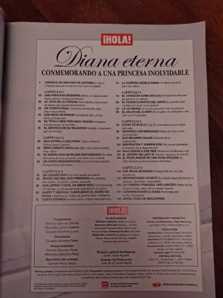 Revista Hola especial Diana de gales Lady Di