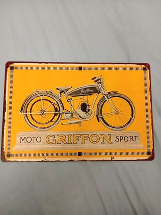 Insegna Moto Griffon Sport retrò
