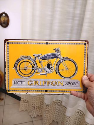 Insegna Moto Griffon Sport retrò