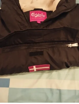 Giubbotto Carlsberg Unisex Nero Taglia L