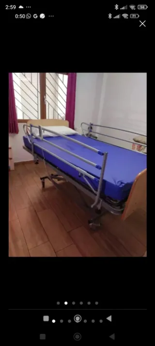 Cama articulada eléctrica