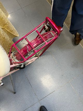 Bicicleta cinzia rosa