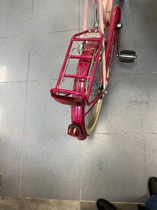 Bicicleta cinzia rosa