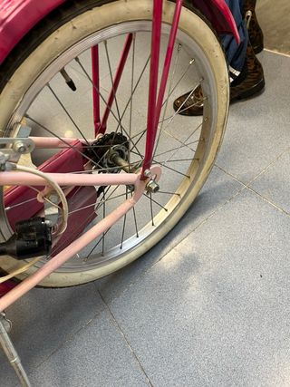 Bicicleta cinzia rosa