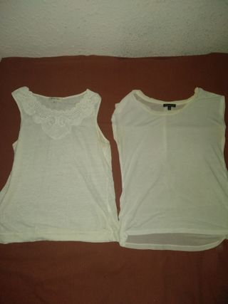 Lote 2 Camisetas Massimo Dutti Talla S