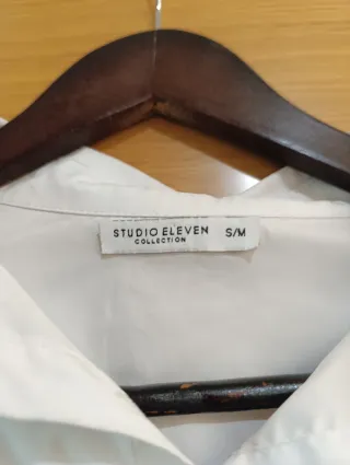 Jersey burdeos con cuello blanco Talla S/M